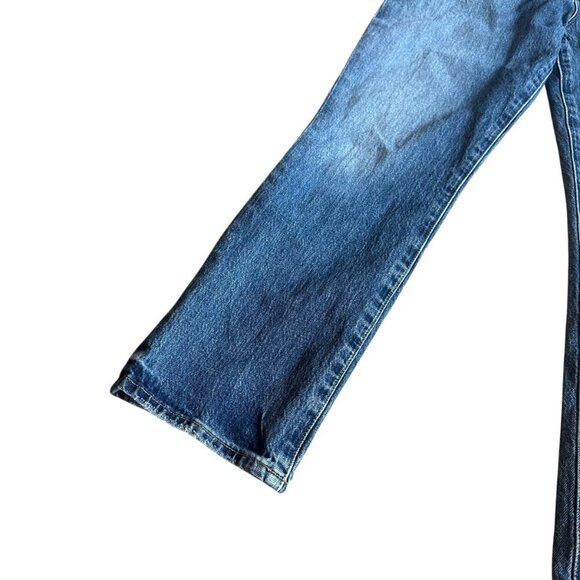 Frame Le High Straight Kenmore Medium Wash Denim Jeans Cotton Size 28 Women's - Picture 2 of 11